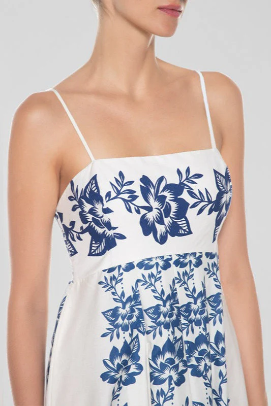 Chic Floral Print High-Waist  Maxi Dress - Image 2