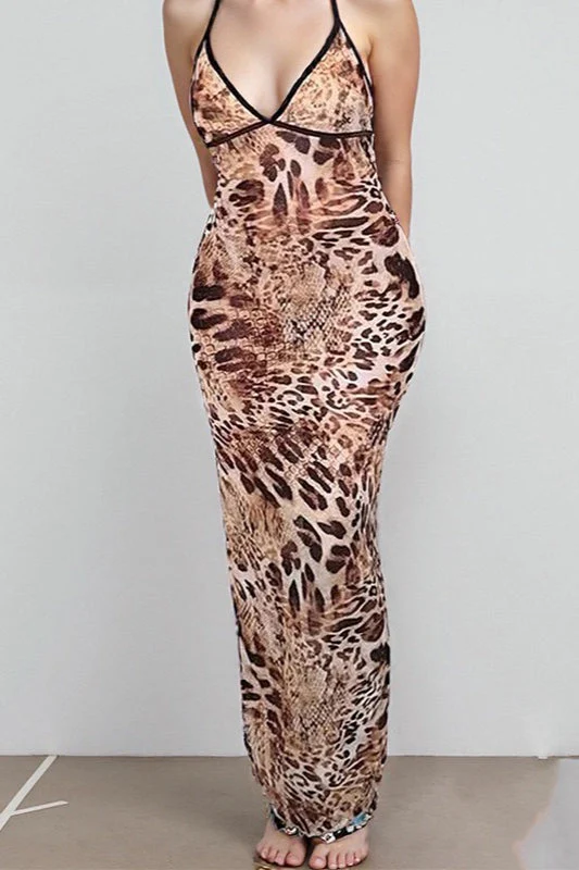 Vintage Floral Print Cami Maxi Dress - Image 2