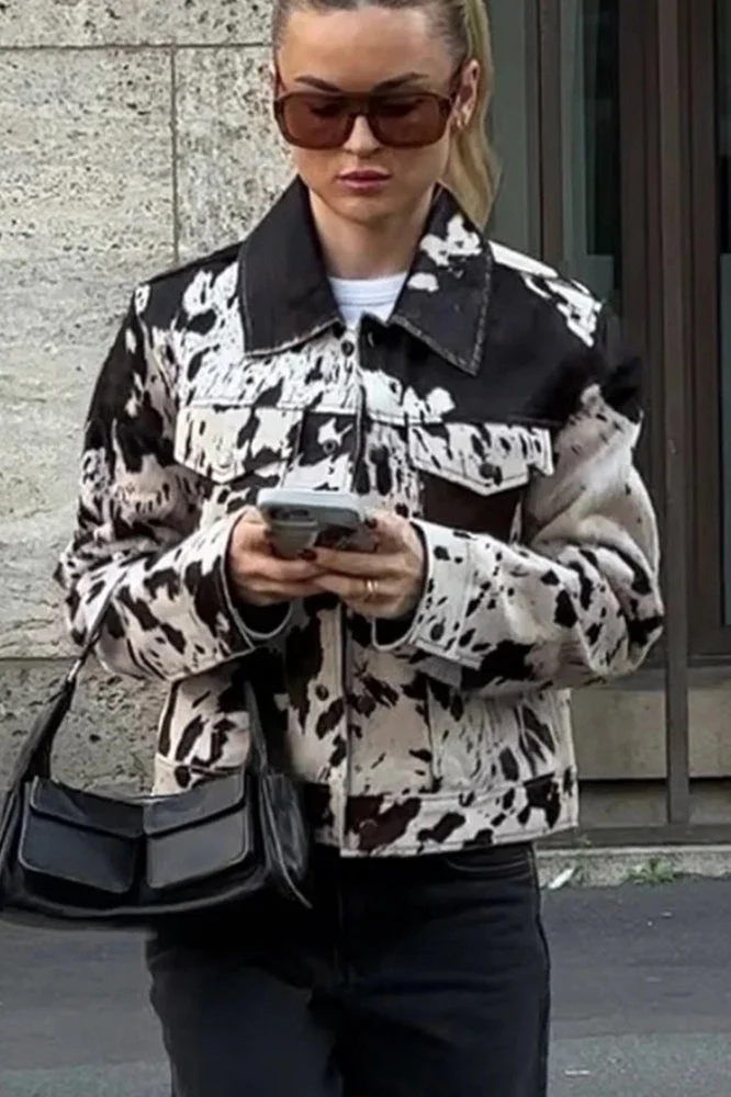 Vintage Print Long Sleeve Shirt Coat - Image 2