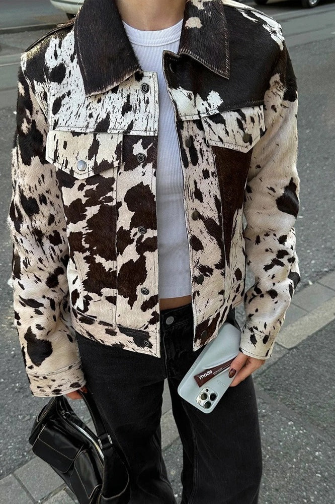 Vintage Print Long Sleeve Shirt Coat - Image 3