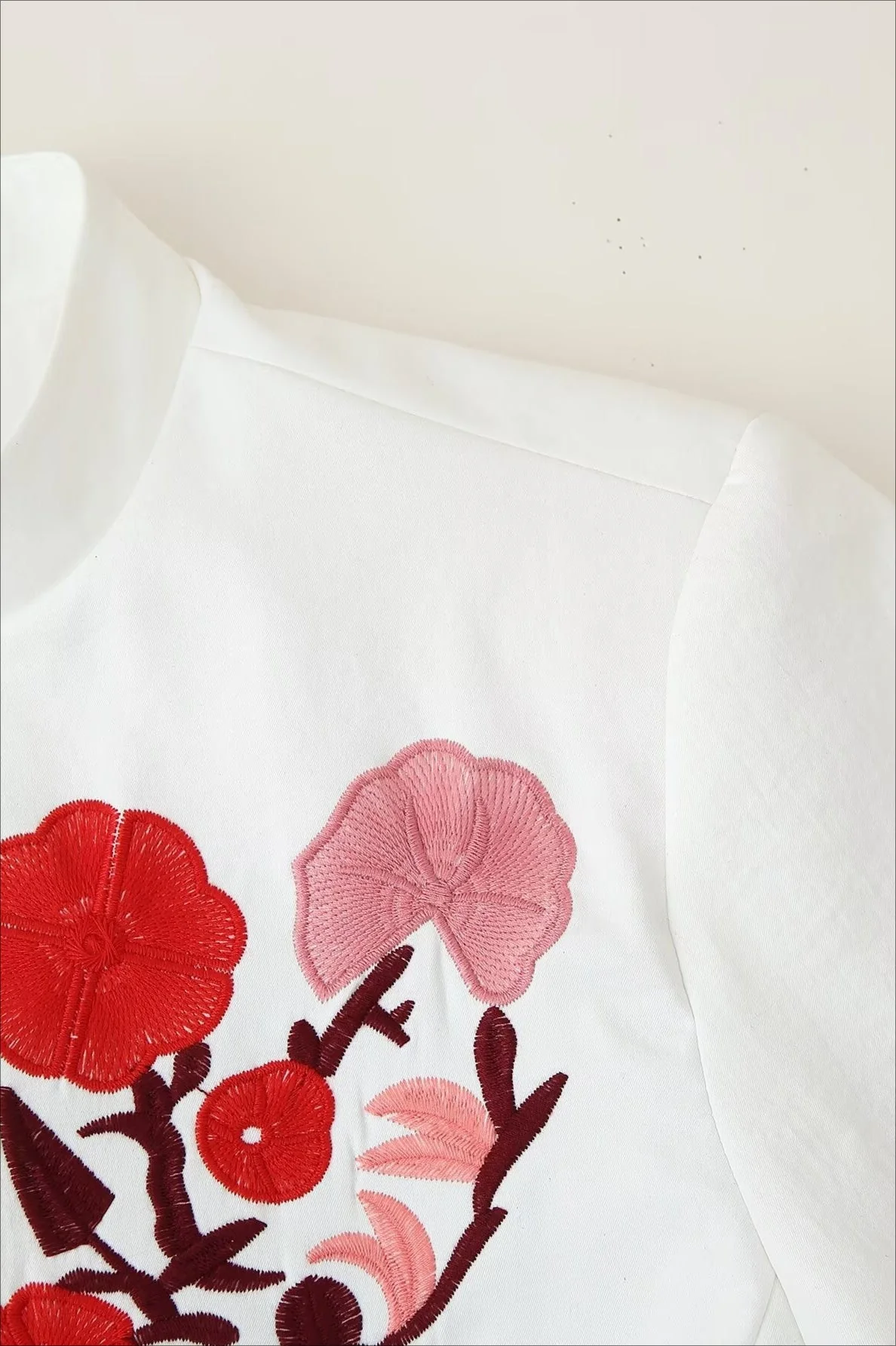 Embroidered Casual Blazer Coat - Image 4