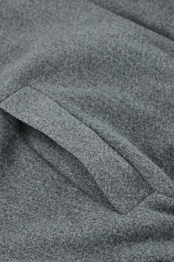 Thick Grey Woolen Jacket - Image 5