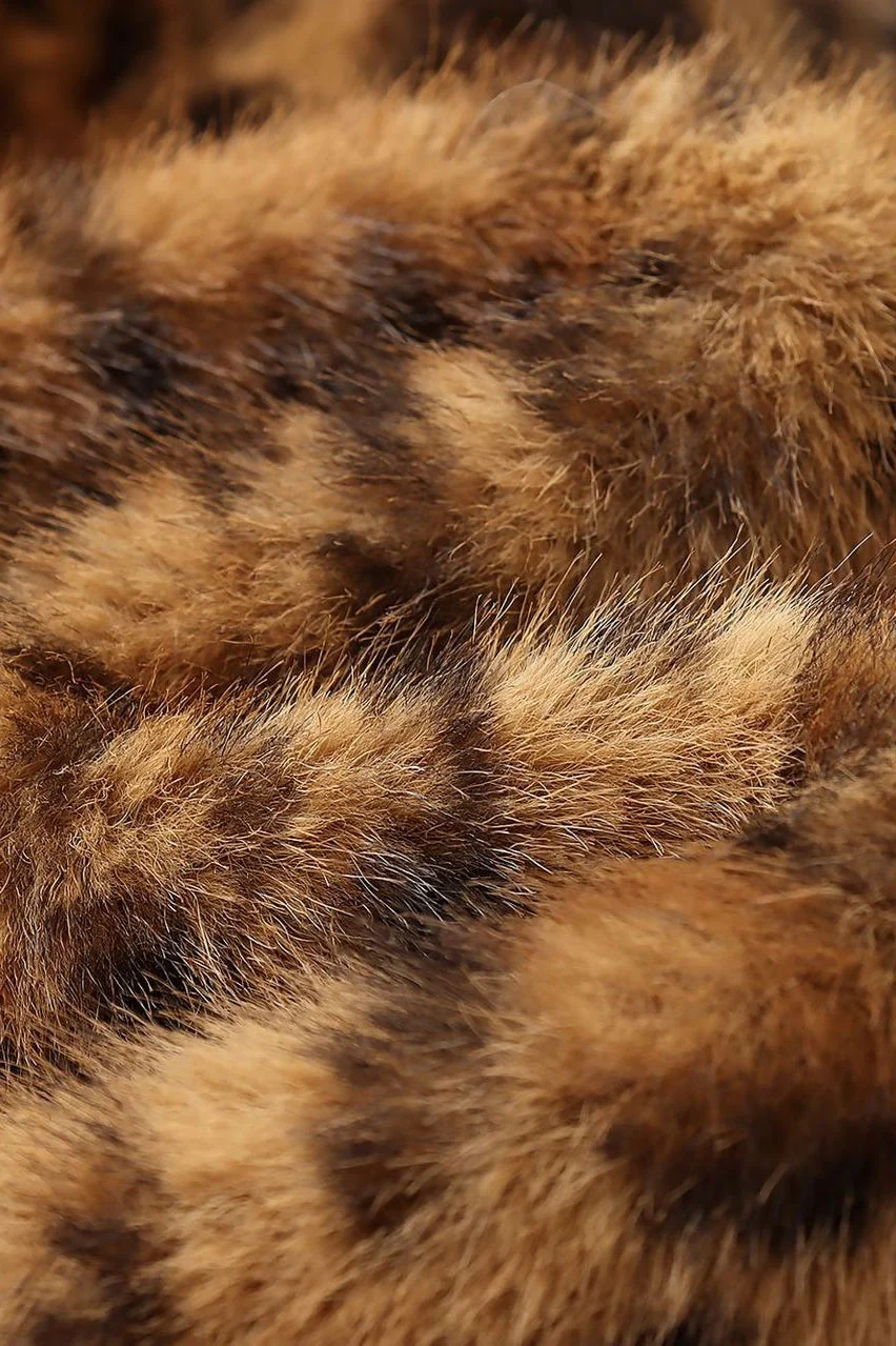 Sexy Animal Faux Fur Coat - Image 4