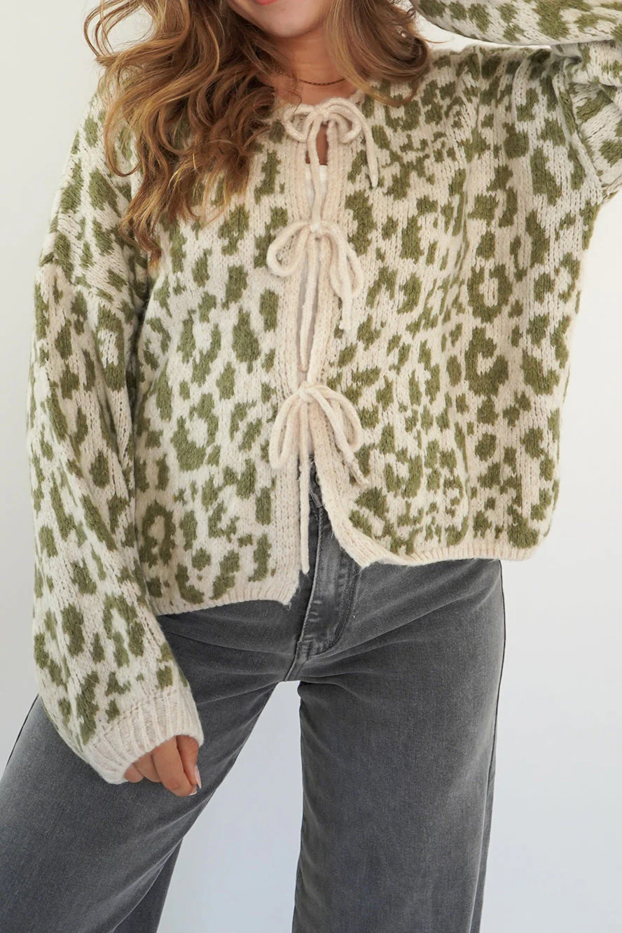 Colorblock Stripe Embroidered Cardigan - Image 4