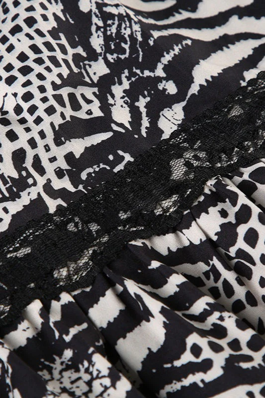 Vintage Flowy Tiered Maxi Skirt - Image 4