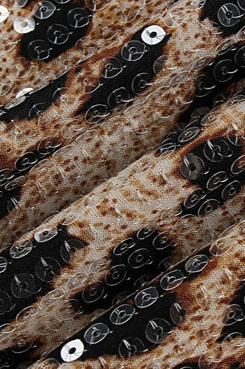 Retro Chic Leopard Pencil Skirt - Image 3