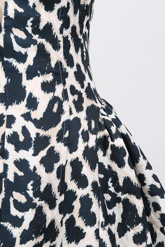 Bold Print Halter Neck Mini Dress - Image 2