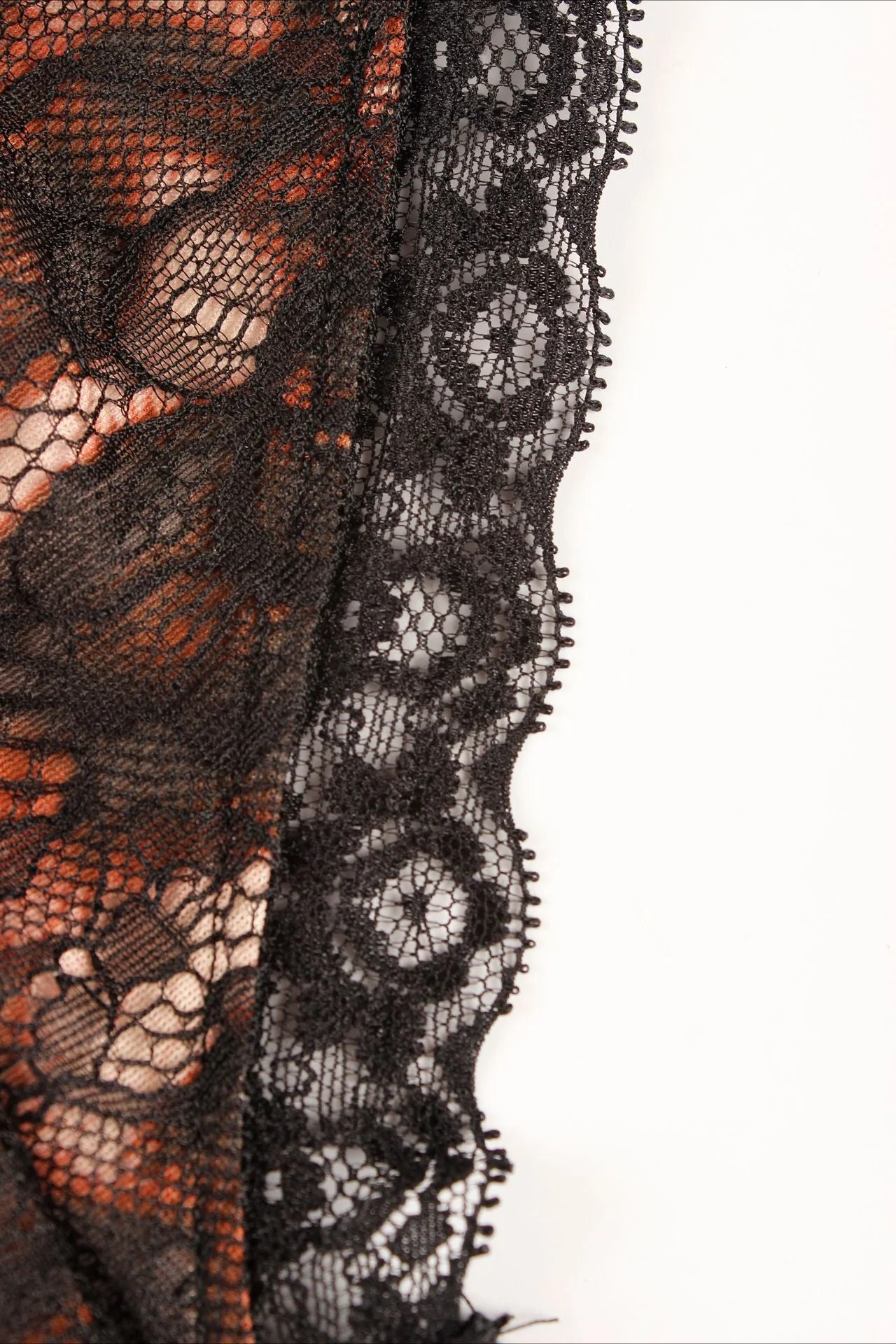 Lace Sheer Strapless Bodycon Maxi Dress - Image 5