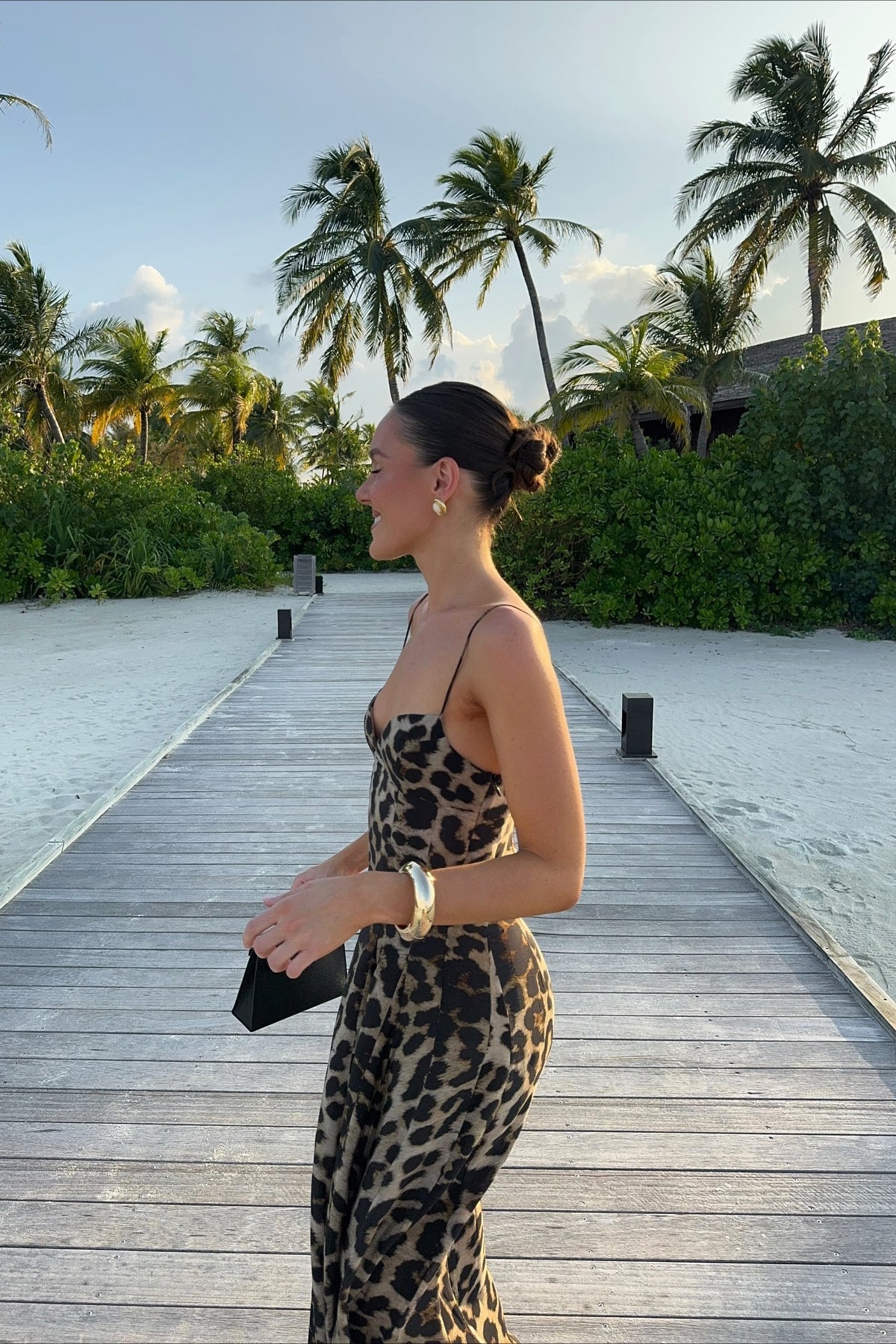 Sexy Leopard Spaghetti Strap Maxi Dress - Image 5