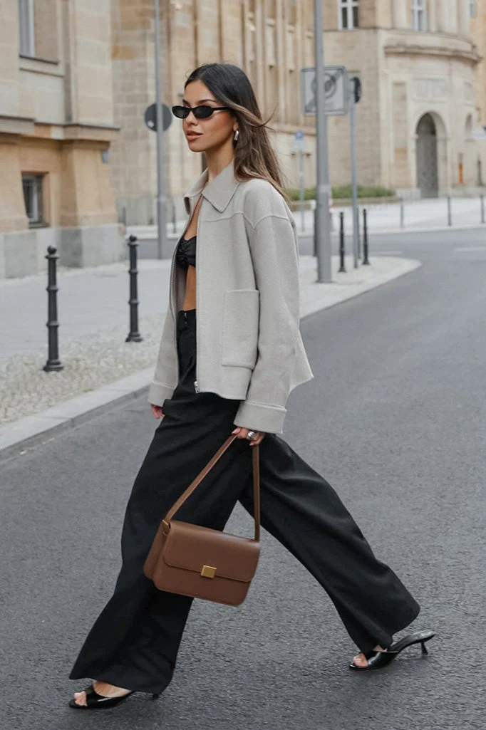 Stylish Wool Blended Jacket - Image 3