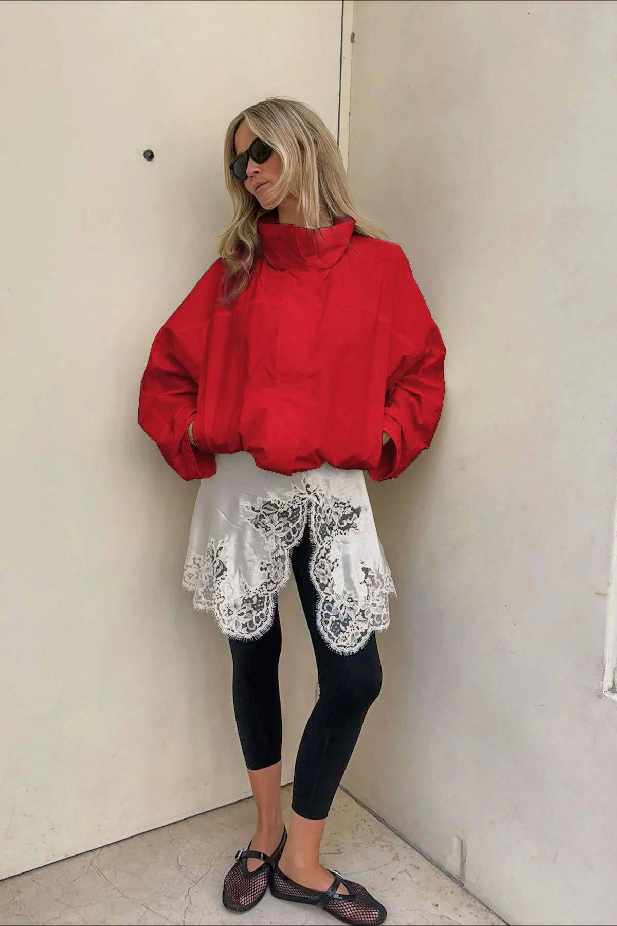 Stand Collar Windbreaker Jacket - Image 7