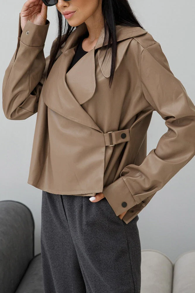 Vintage Moto Leather Jacket - Image 2