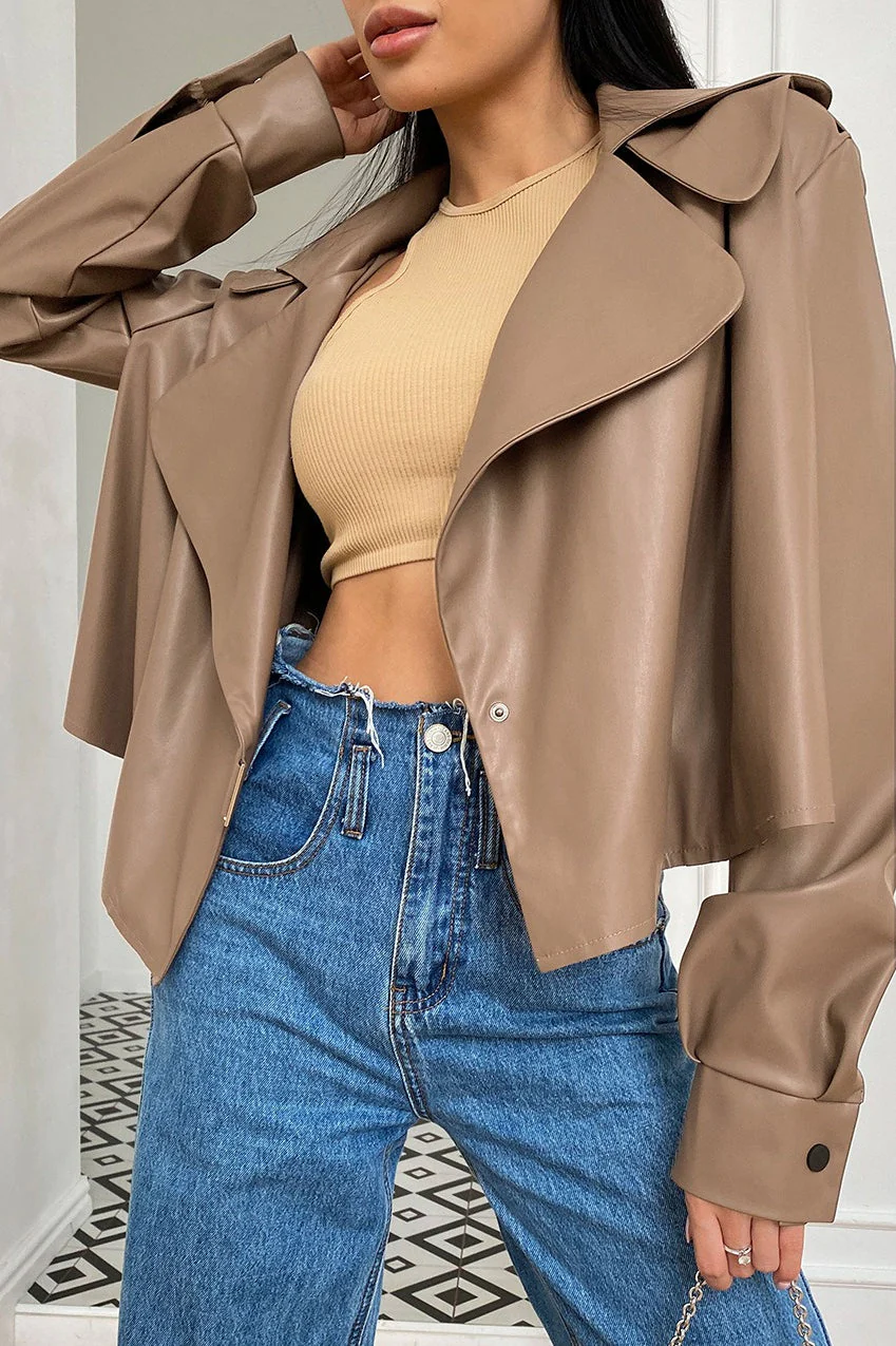 Vintage Moto Leather Jacket - Image 3