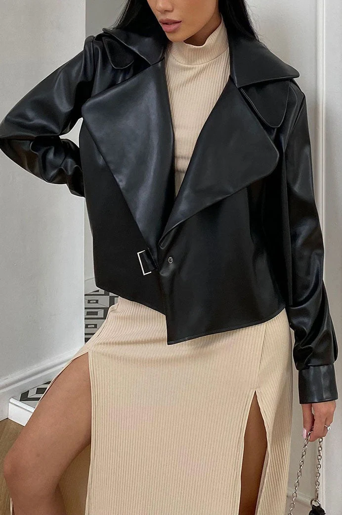 Vintage Moto Leather Jacket - Image 5