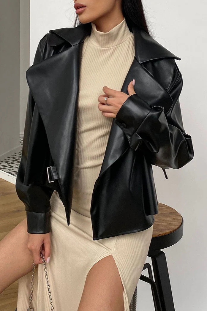 Vintage Moto Leather Jacket - Image 6