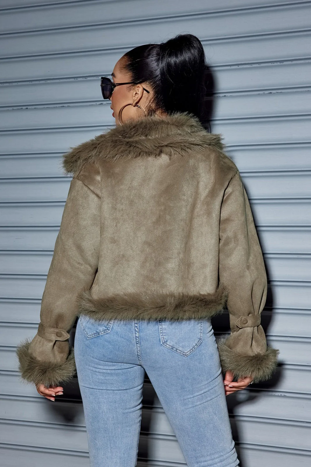 Vintage Suede Short Jacket Jacket - Image 3