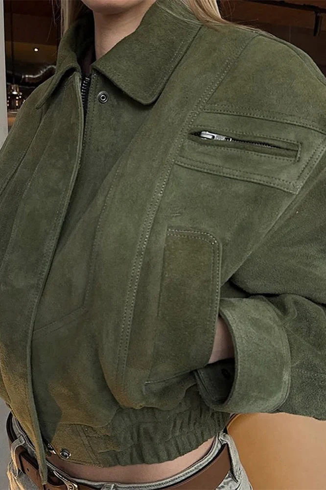 Vintage Short Motorcycle Jacket - Image 4