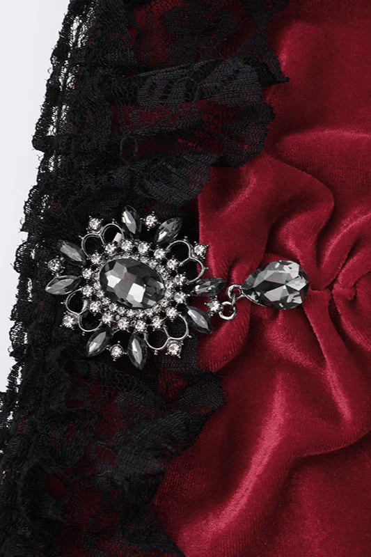 Asym Elegant Gothic Dress - Image 5