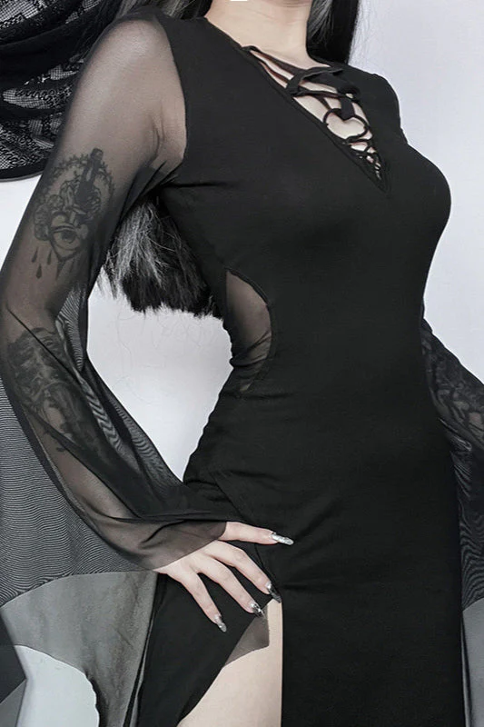 Fashion Bodycon Gothic Dress - Image 4