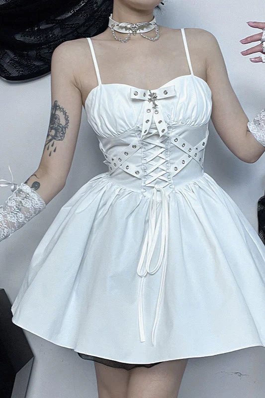 Puff Sleeve Cover Gothic Dress - Image 2