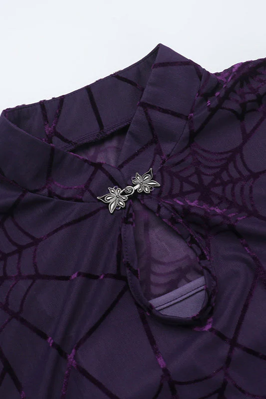 Gothic Qipao Style Gothic Dress - Image 5