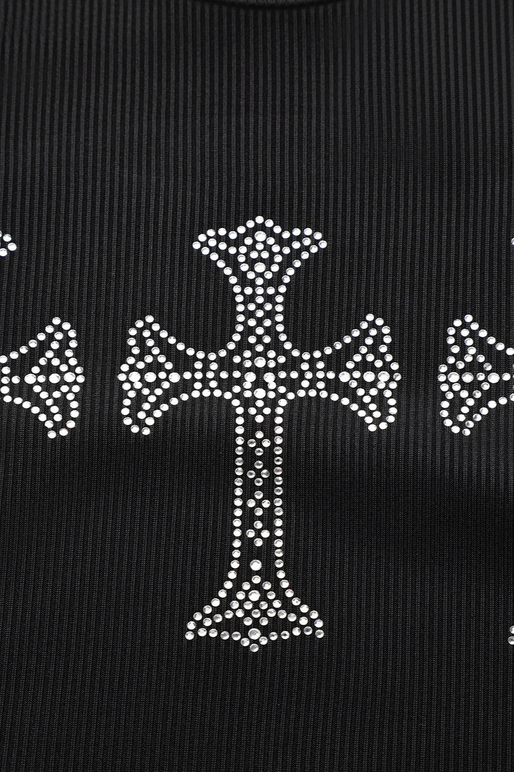 Rhinestone Halter Gothic Dress - Image 5