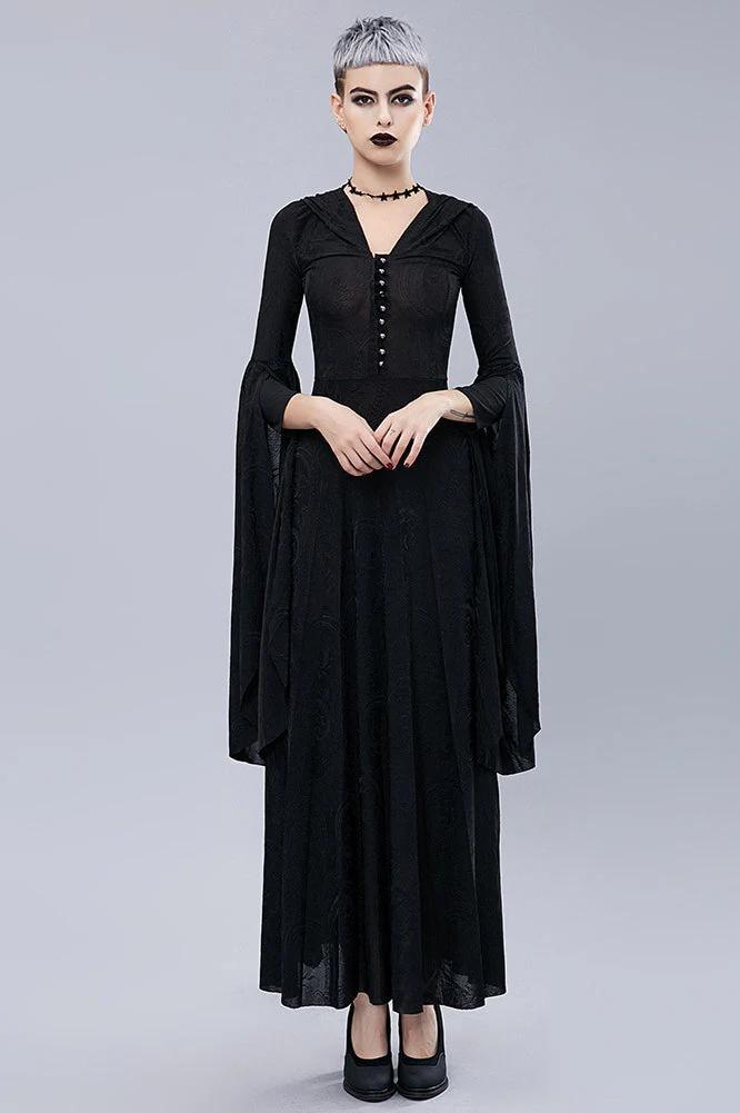 Slim Fit Court Gothic Dress - Image 4