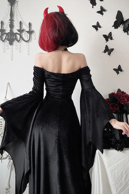 Halloween Cloak Gothic Dress - Image 4