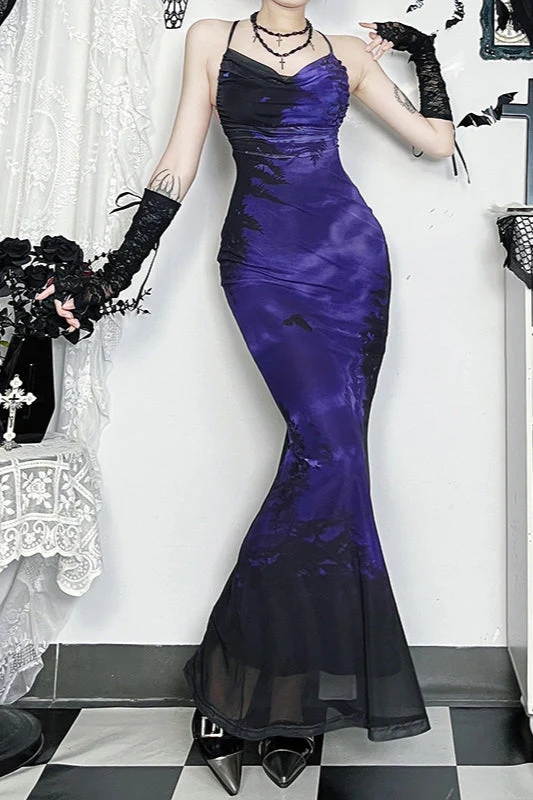 Dark Nature Gothic Dress - Image 2