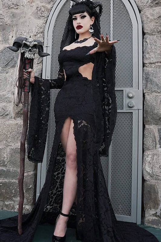 Casual Dark Gothic Dress - Image 2