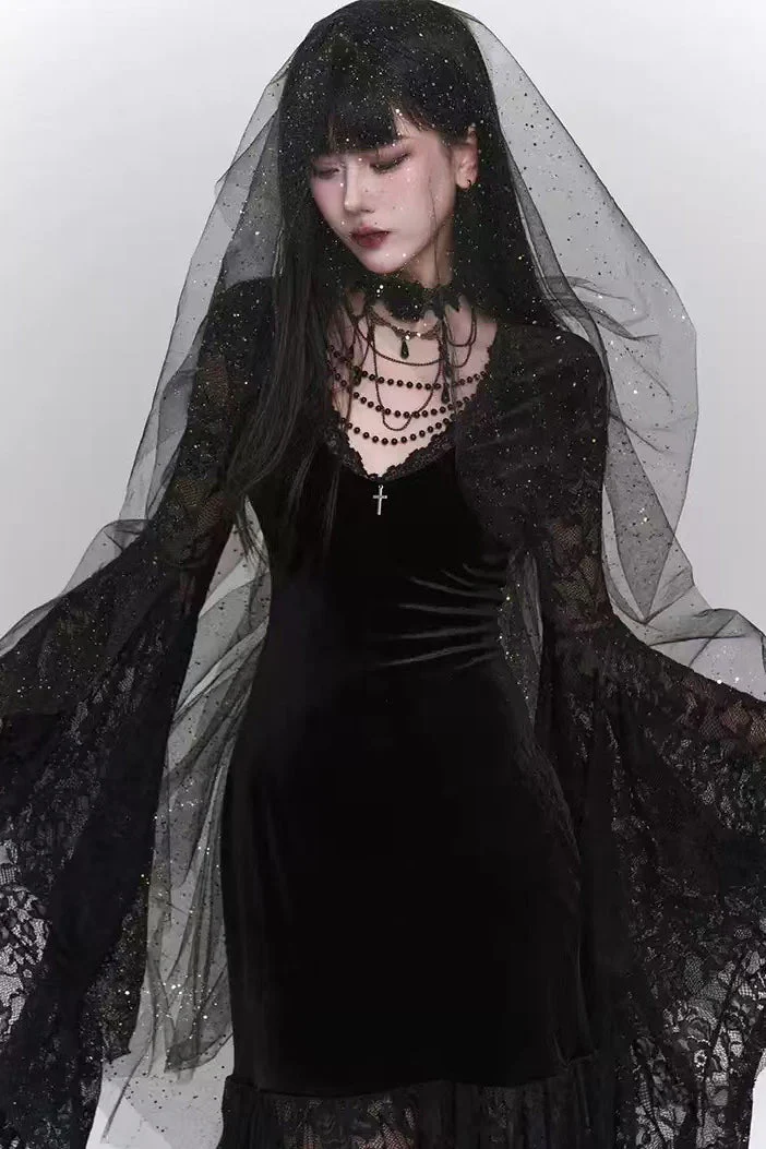 Halloween Retro Gothic Dress - Image 2