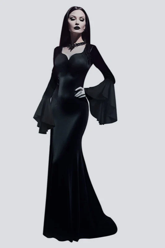 Adams Family Style Gothic Dress - Image 3
