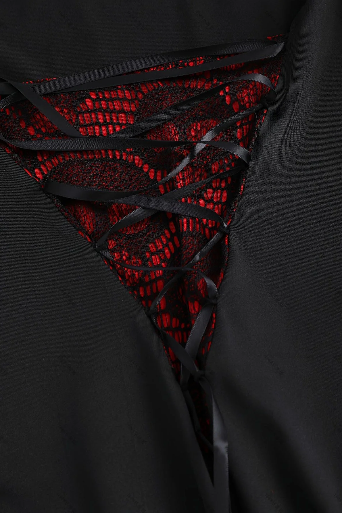 Punk Fitted Halloween Gothic Dress - Image 2