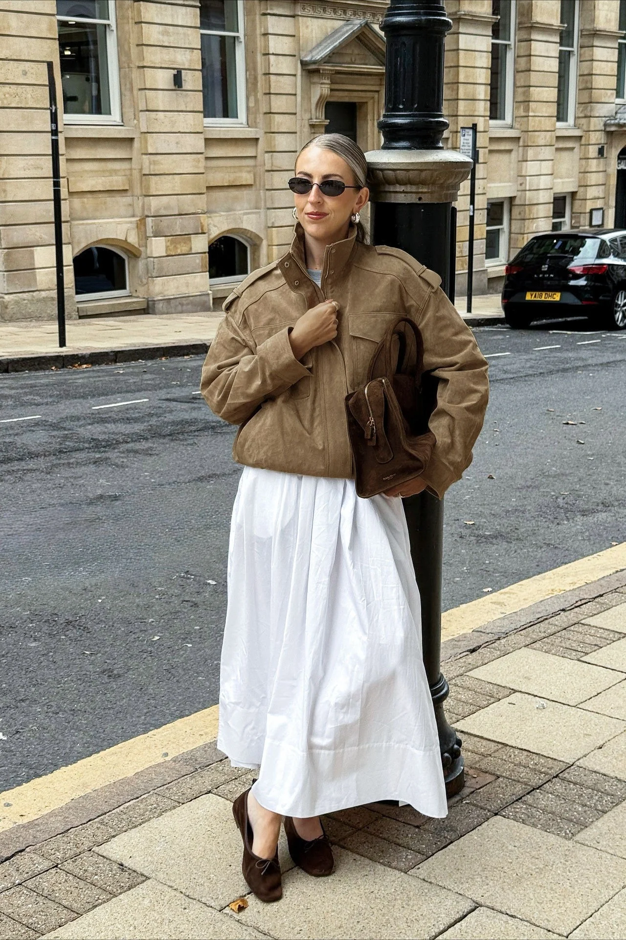 Suede Look Textured Jacket - Image 5