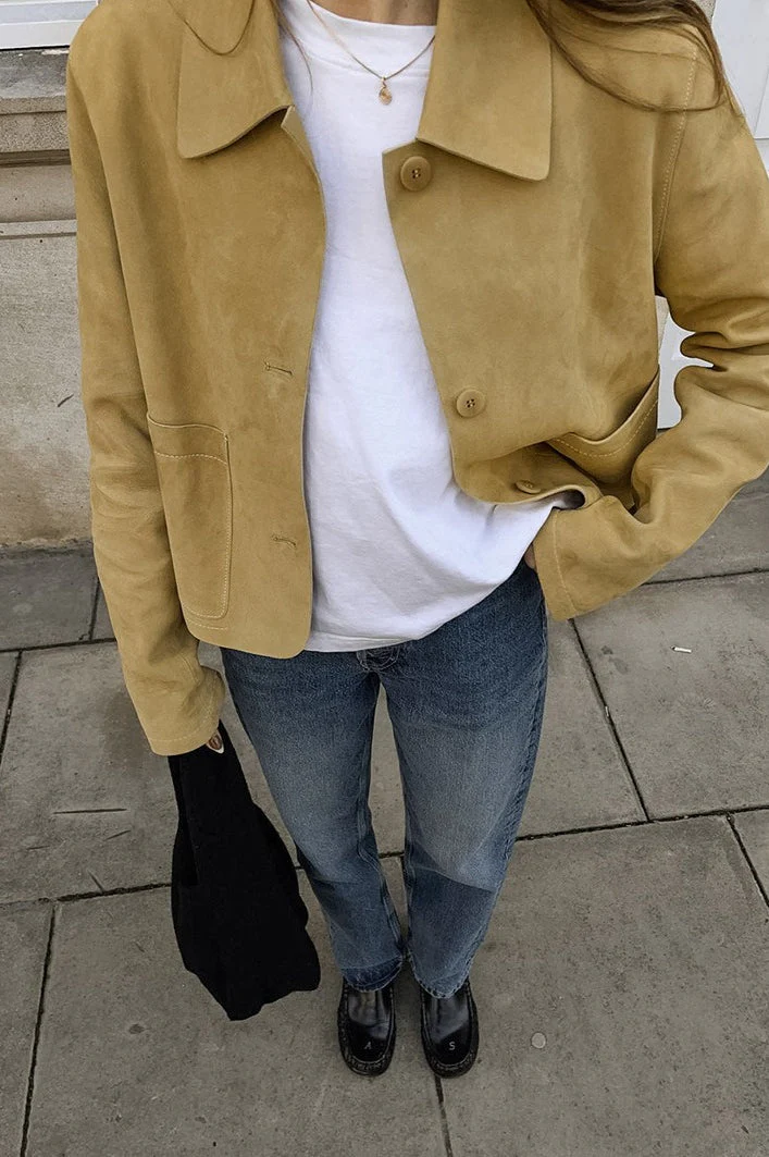 Faux Suede Commuter Jacket - Image 3