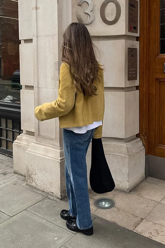 Faux Suede Commuter Jacket - Image 4