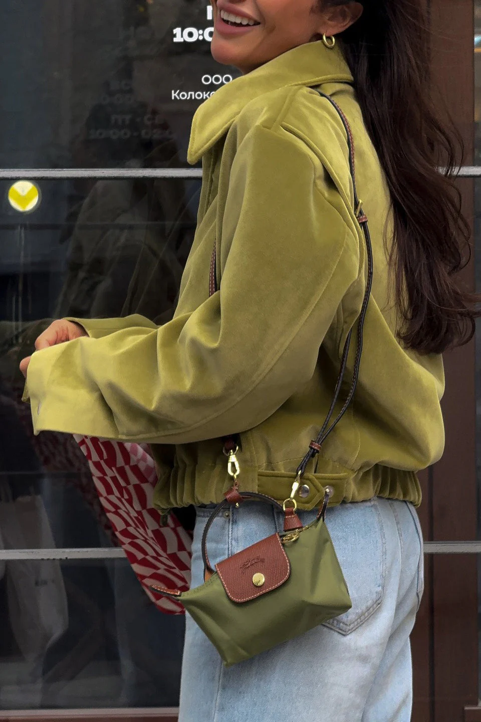 Solid Velour Collared Jacket - Image 5