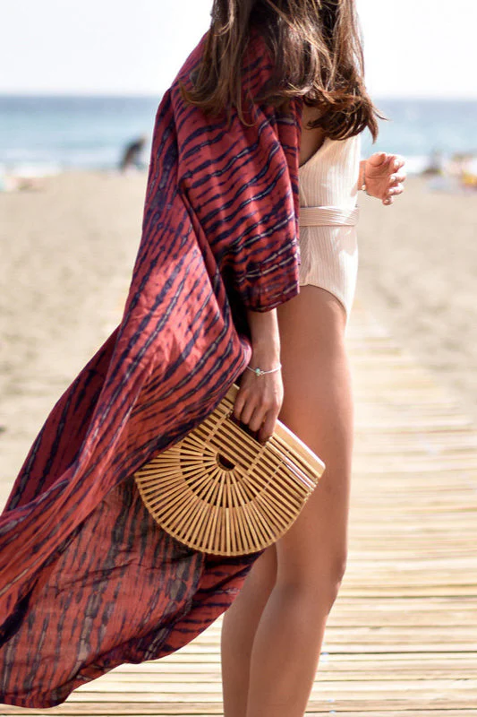 Loose Fit Beach Duster Cover Up - Image 3