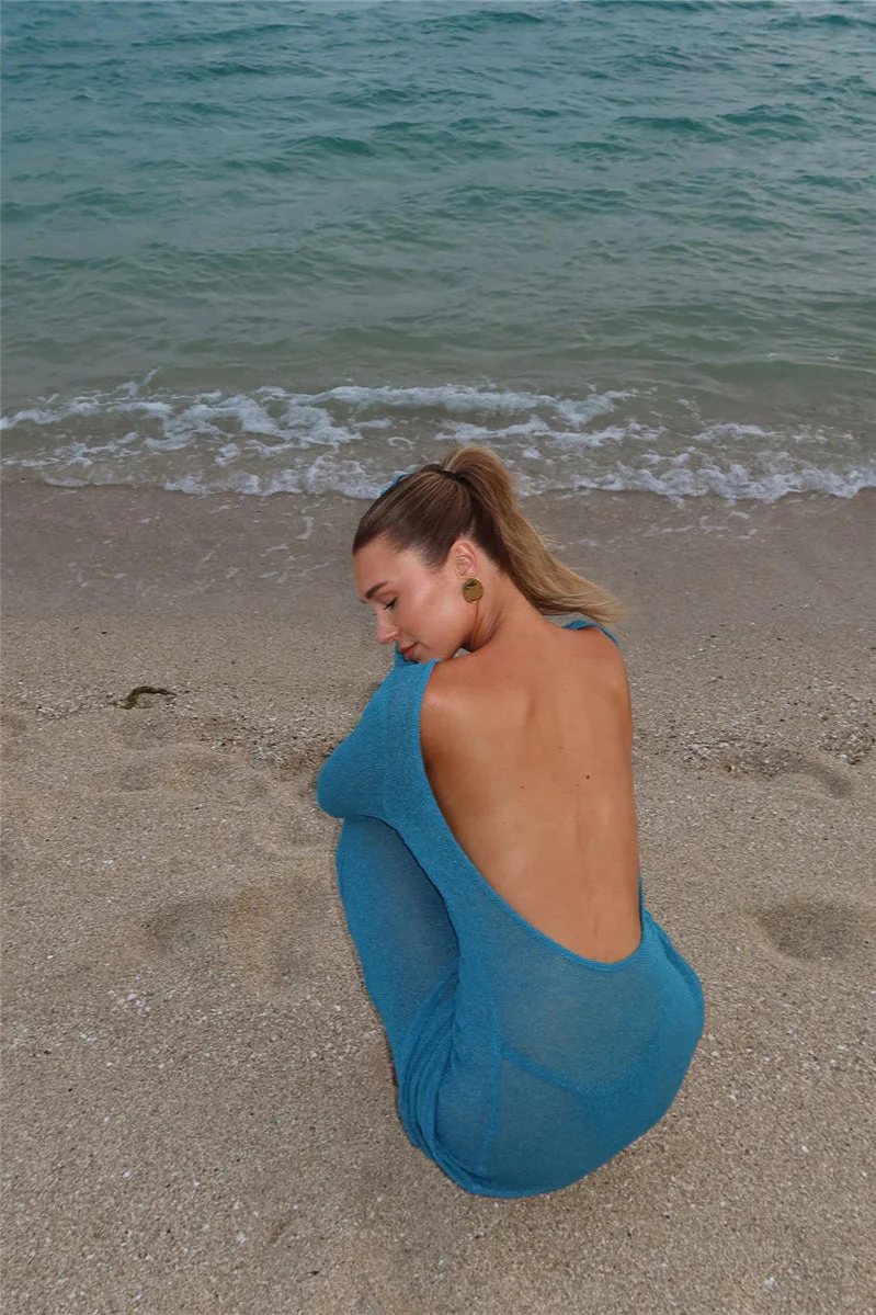 Sheer Two Way Beach Cover Up - Image 4