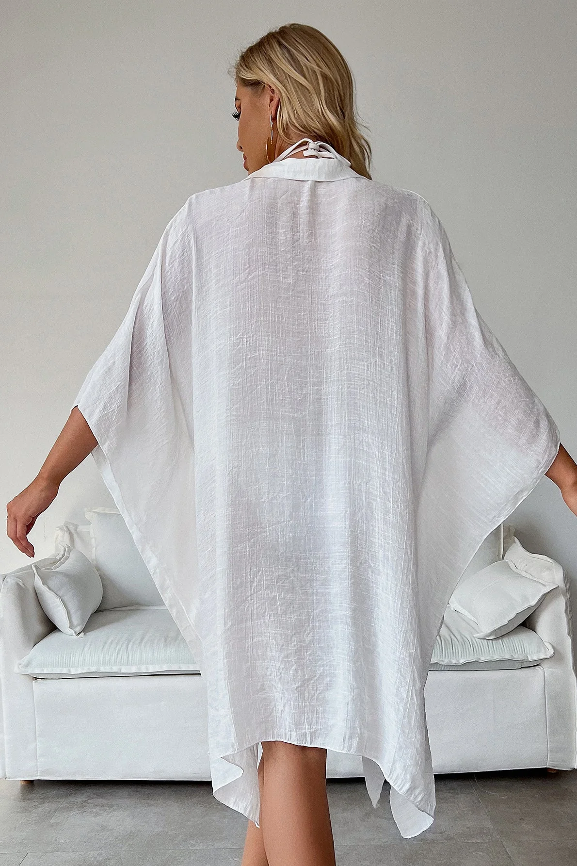 Casual Shirt Long Sleeve Cover Up - Image 5