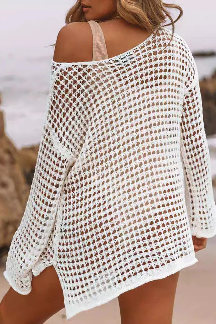 Sexy Crochet Bikini Cover Up - Image 4