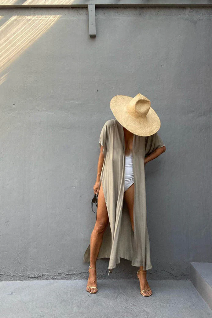 Flowy Mesh Bikini Cover Up - Image 2