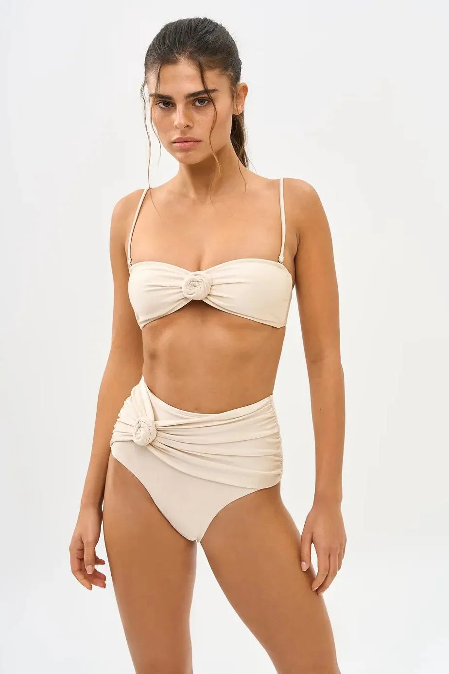 White Floral Bikini Set - Image 5