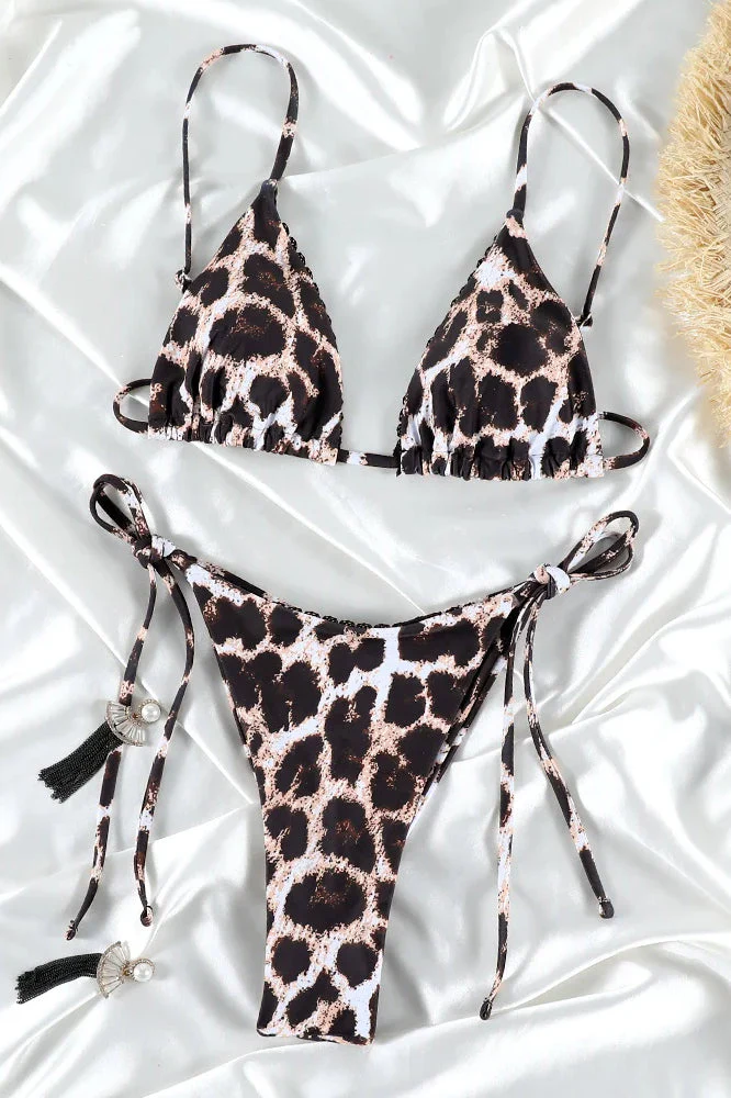 Sexy Leopard Bikini Set - Image 4