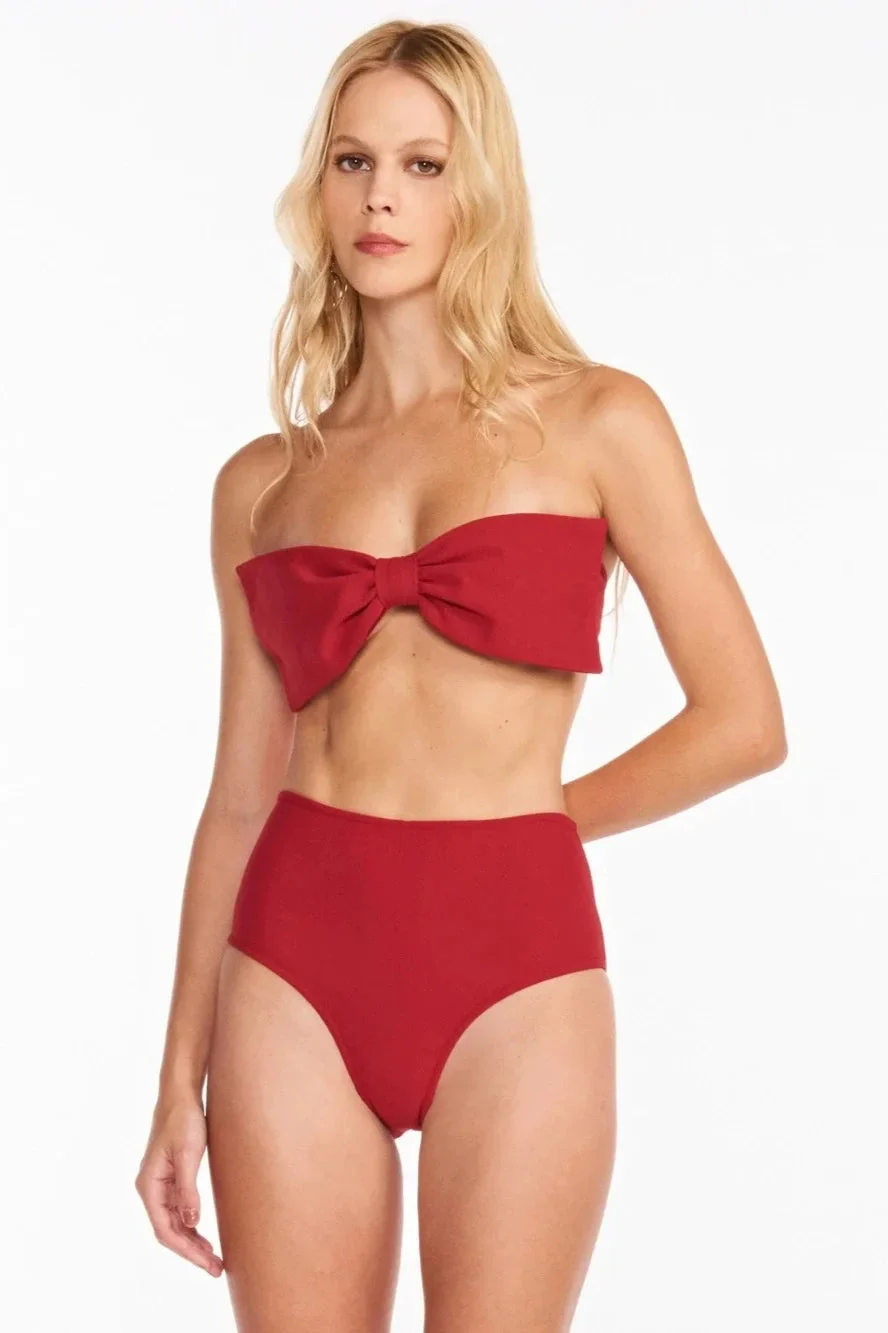 Strapless Striped Bikini Set - Image 3