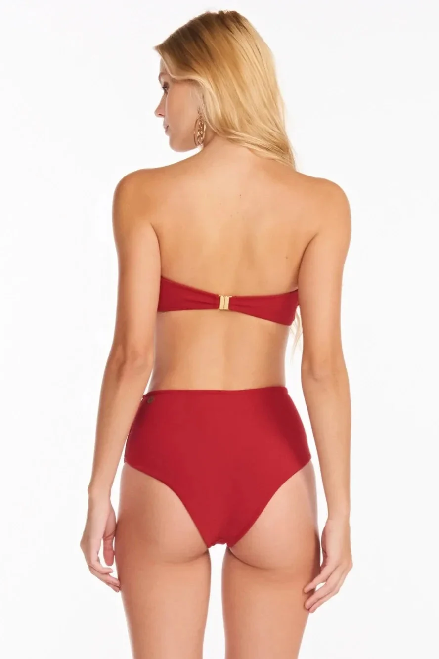 Strapless Striped Bikini Set - Image 4
