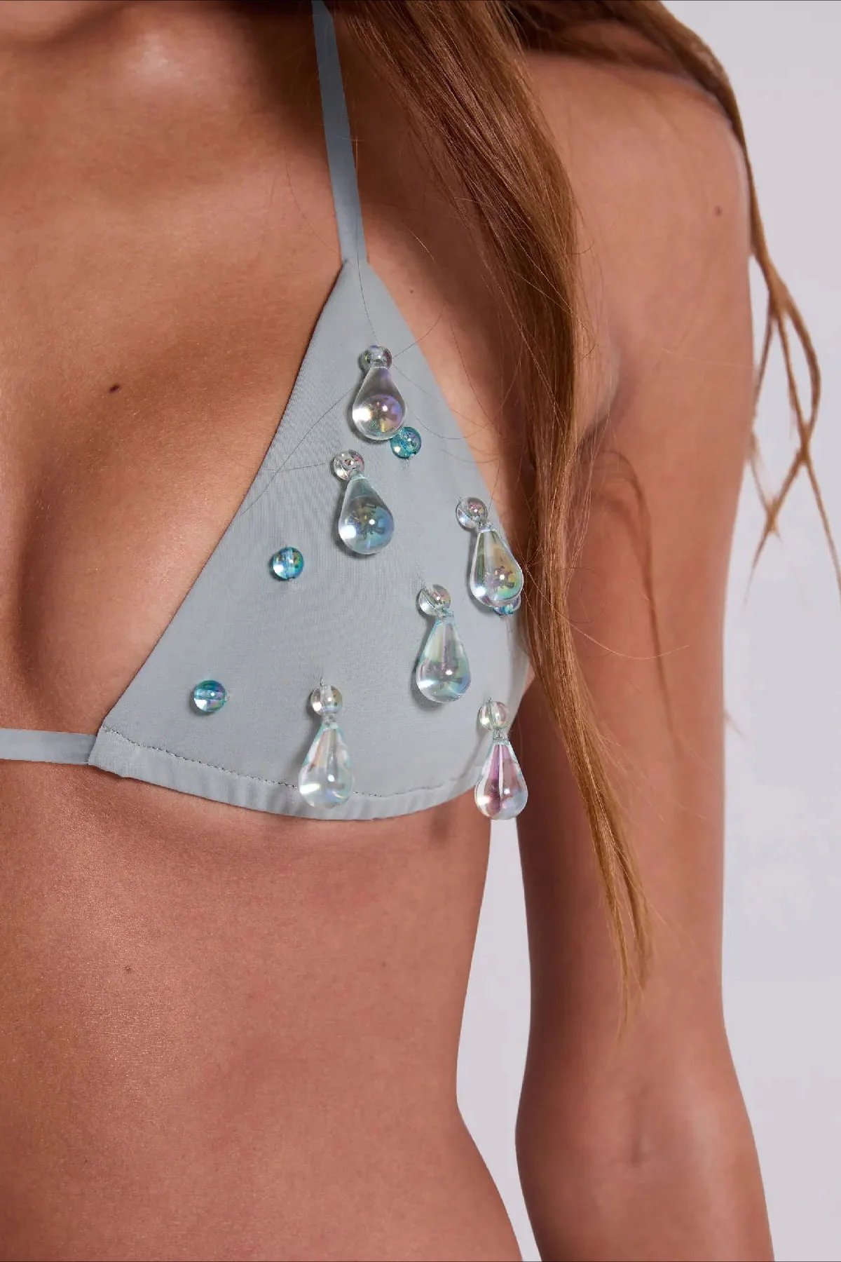 Gray Crystal Bikini Set - Image 5