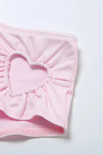 Pink Heart Cutout Bikini Set - Image 5
