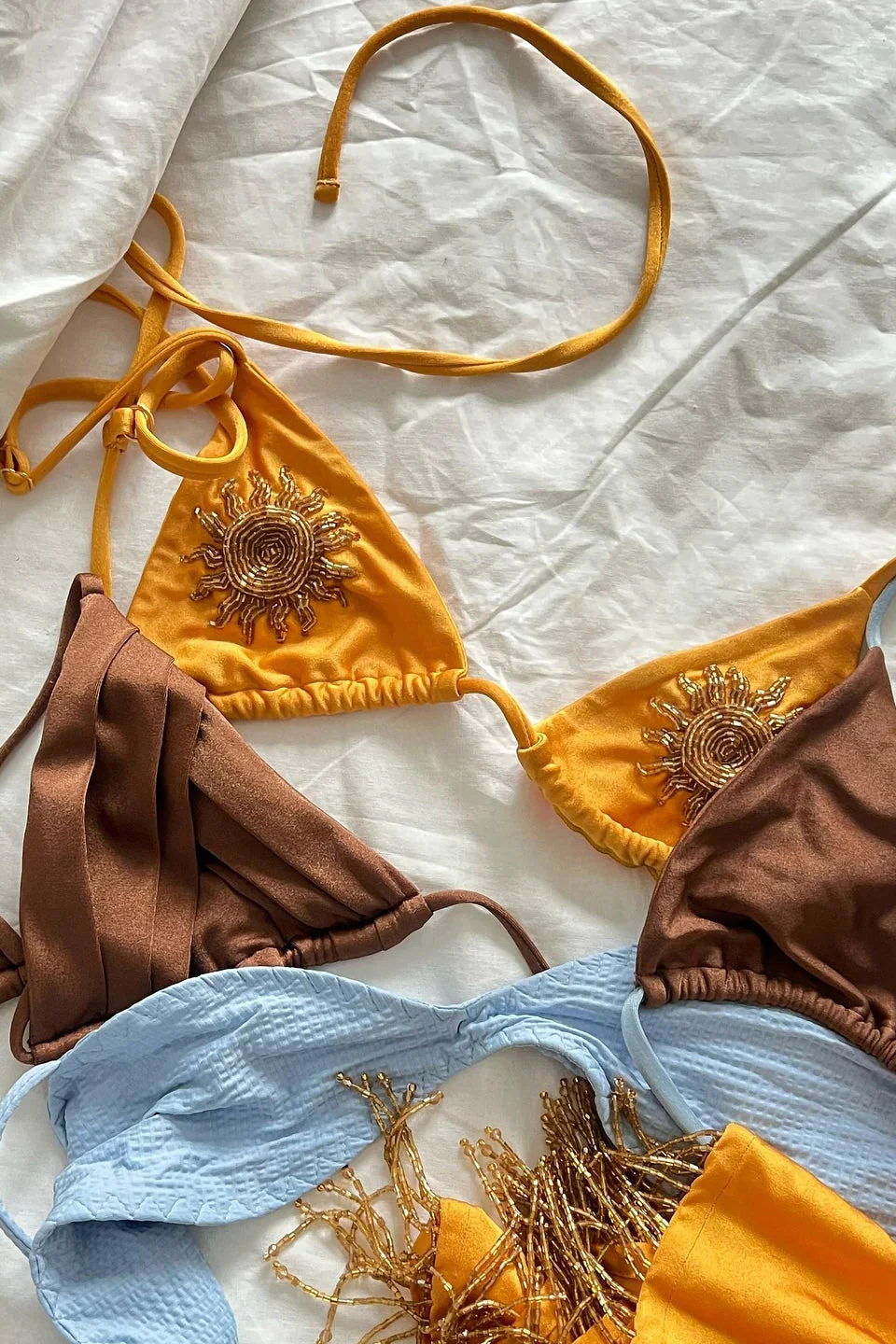 Shiny Push Up Bikini Set - Image 5