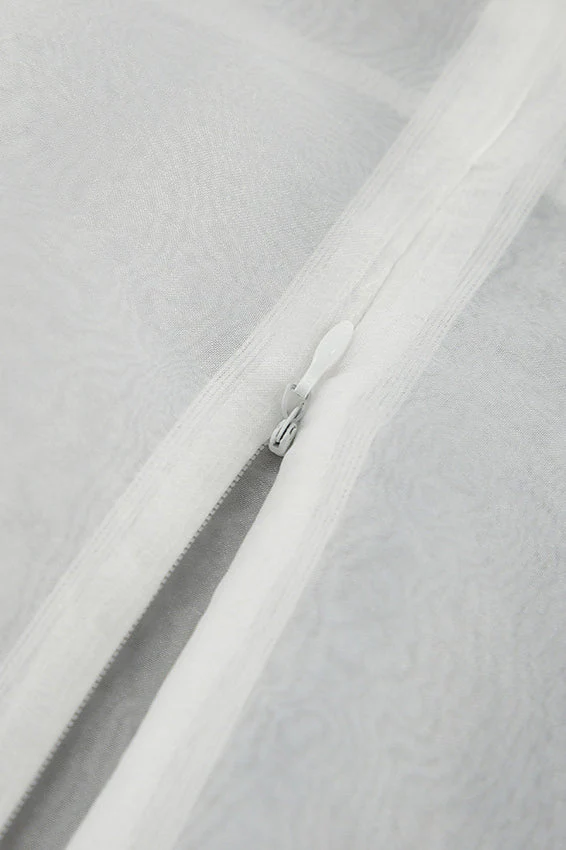 White High-Waist Split Maxi Skirt - Image 5